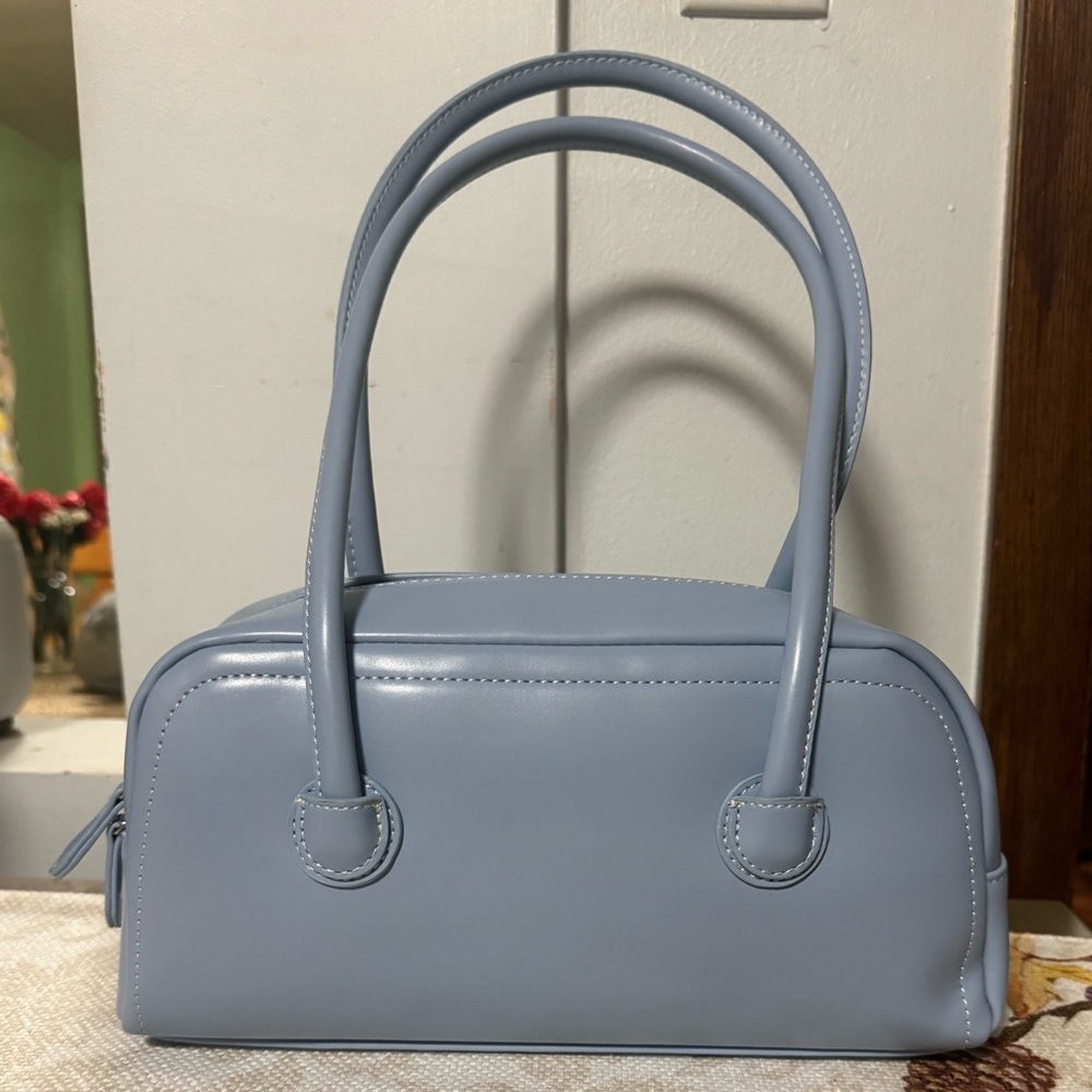 Chic Light Blue Women's Shoulder Bag